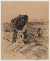 KT 2000 032
          <br/>
          Twee boeren werkend op het land
          <br/>
          <em>Witsen, Willem (1860-1923)</em>